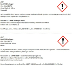 Xavax set pro čištění/údržbu sklokeramických/indukčních varných desek, 3dílný