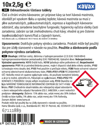 Xavax odmašťovací/čisticí tablety (nejen) pro automatické kávovary, 10 ks