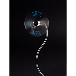 Hama USB ventilátor se zobrazením teploty