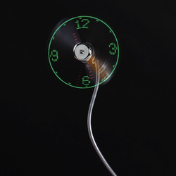 Hama USB ventilátor s LED zobrazením času, 12 ks