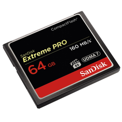 SanDisk Extreme Pro CF 64 GB 160 MB/s VPG 65, UDMA 7