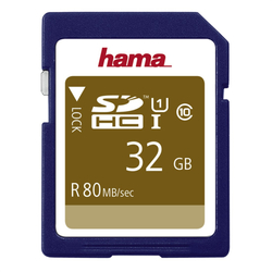 Hama SDHC 32 GB Class 10, UHS-I 80 MB/s