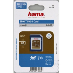 Hama SDXC 64 GB Class 10, UHS-I 80 MB/s