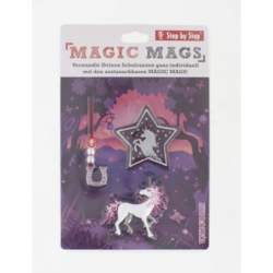 Doplňková sada obrázků MAGIC MAGS Jednorožec k aktovkám SPACE, SPACE, CLOUD a KID