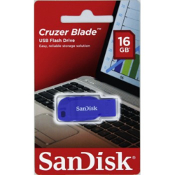 SanDisk FlashPen-Cruzer™ Blade 16 GB elektricky modrá