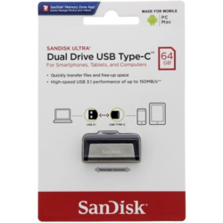 SanDisk Ultra Dual USB-C Drive 64 GB 