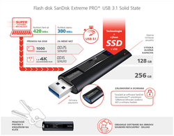 SanDisk Extreme PRO USB 3.1  256 GB