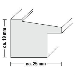 Hama rámeček plastový SIERRA, šedá , 10x15 cm