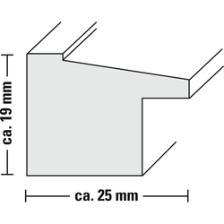 Hama rámeček plastový SIERRA, šedá, 15x20 cm