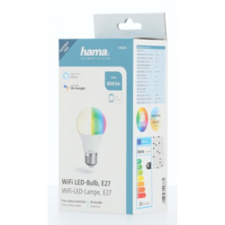 Hama SMART WiFi LED žárovka, E27, 10 W, RGBW, stmívatelná