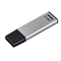 Hama FlashPen Classic, USB 3.0, 256 MB/s, strieborný