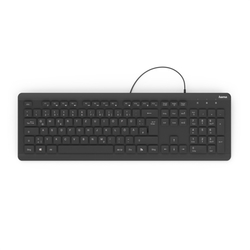 Hama voděodolná klávesnice KC-600, kabelová, černá