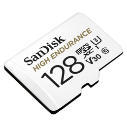 SanDisk microSDHC High Endurance Video 128 GB C 10 U3 V30, adaptér