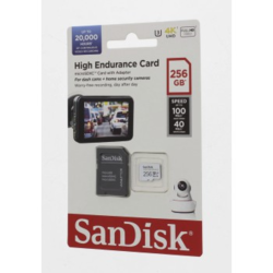 SanDisk microSDHC High Endurance Video 256 GB C 10 U3 V30, adaptér