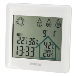 Hama Action, elektronická meteostanice, bílá