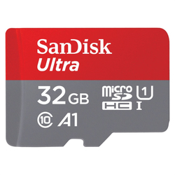 SanDisk Ultra microSDHC 32 GB 120 MB/s  A1 Class 10 UHS-I, s adaptérem