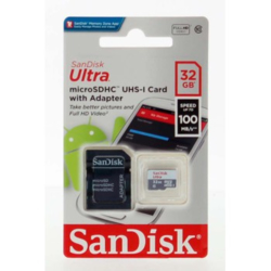 SanDisk Ultra microSDHC 32 GB 100MB/s Class 10 UHS-I, s adaptérem