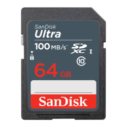 SanDisk Ultra 64 GB SDXC Memory Card 100 MB/s