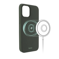 Hama MagCase Finest Feel PRO, kryt pro Apple iPhone 13 Pro, zelený