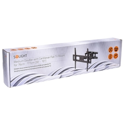Solight střední dvouramenný konzolový držák pro ploché TV od 76 - 177cm (30" - 70")