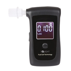 Solight alkohol tester, profesionální Fuel Cell, 0,0 - 4,0‰ BAC,citlivost 0,008‰