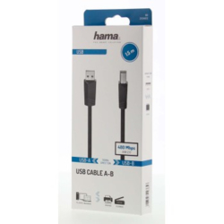 Hama prodlužovací USB 2.0 kabel, 1,5 m