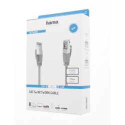 Hama síťový kabel Cat5e F/UTP RJ45 stíněný, 5  m