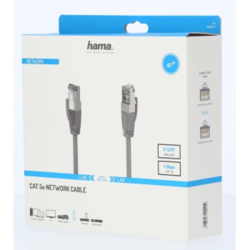 Hama síťový kabel Cat5e F/UTP RJ45 stíněný, 10 m