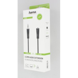 Hama prodlužovací audio kabel jack 3,5 mm, 5 m