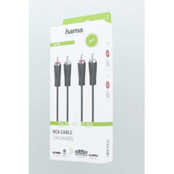 Hama audio kabel 2cinch 3 m stereo