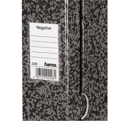 Hama kroužkový pořadač pro negativy s obalem, šedý, 29x32,5 cm
