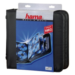 Hama pouzdro CD Wallet Nylon 160, barva černá