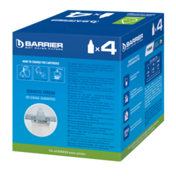BARRIER BWT Hardness, náhradní filtrační patrona, pro tvrdou vodu, 4 ks