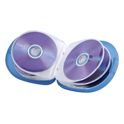 Hama CD Case 24, modrá transparentní