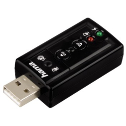 USB zvuková karta, 7.1 surround
