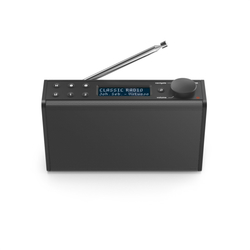 Hama digitální rádio DR7USB, FM/DAB+, napájení bateriemi/USB, černé