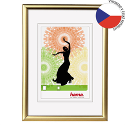 Hama rámeček plastový MADRID, zlatý matný, 40x50cm