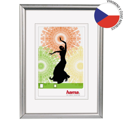 Hama rámeček plastový MADRID, stříbrný matný, 15x20cm
