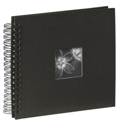 Hama album klasické spirálové FINE ART 28x24 cm, 50 stran, černé