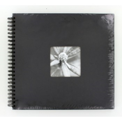 Hama album klasické spirálové FINE ART 36x32 cm, 50 stran, šedé