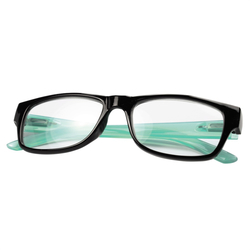 Hama Filtral čtecí brýle, plastové, černé/tyrkysové, +2.0 dpt