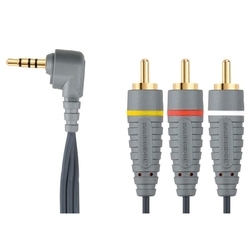 Bandridge video kabel 3,5mm stereo, 2m, BVL4202