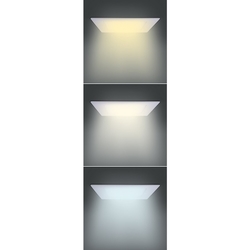 Solight LED mini panel CCT, podhledový, 12W, 900lm, 3000K, 4000K, 6000K, čtvercový
