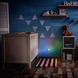 Solight Noční LED RGB světléko se světelným sensorem, volitelná barva světla, 230V 