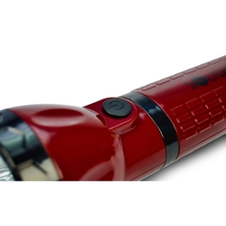Solight nabíjecí LED svítilna, plug-in, Pb 800mAh, 9x LED, červenočerná