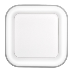 Solight LED stropní světlo čtvercové Treviso, 48W, 2880lm, stmívatelné, dálkové ovládání, šedá