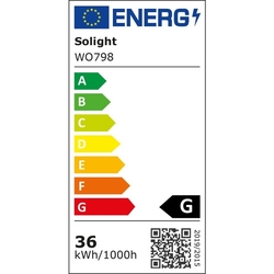 Solight LED osvětlení s dálkový ovladačem, 36W, 2160lm, 30cm, změna chromatičnosti, stmívatelné, bílá