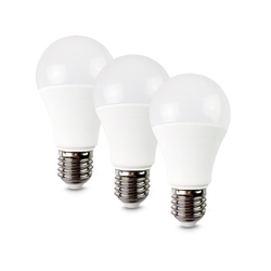 ECOLUX  LED žárovka 3-pack, klasický tvar, 10W, E27, 3000K, 270°, 810lm, 3ks v balení