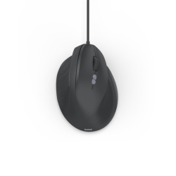 Hama vertikální ergonomická kabelová myš ECM-500R, pro praváky, černá