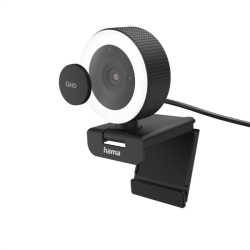 Hama PC webkamera s kruhovým světlem X850 Pro, QHD, autofocus, dálkový ovladač
